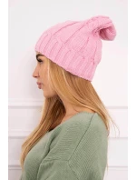 Fleecová čiapka Iwona K221 pink