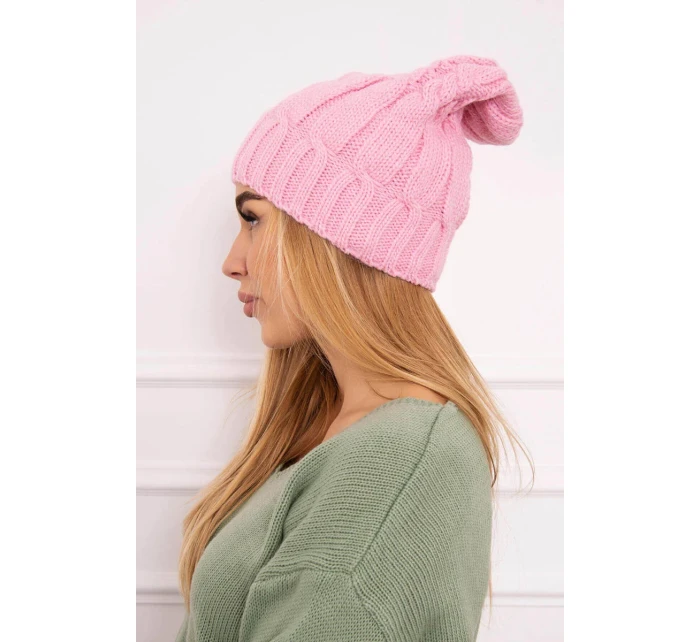 Fleecová čiapka Iwona K221 pink