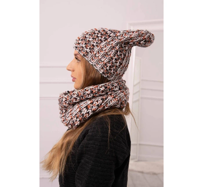 Dámska fleecová súprava Merry K202 čierna + červená