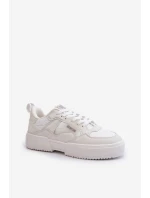 Sneakersy Damskie Big Star NN274357 Memory Foam System Białe