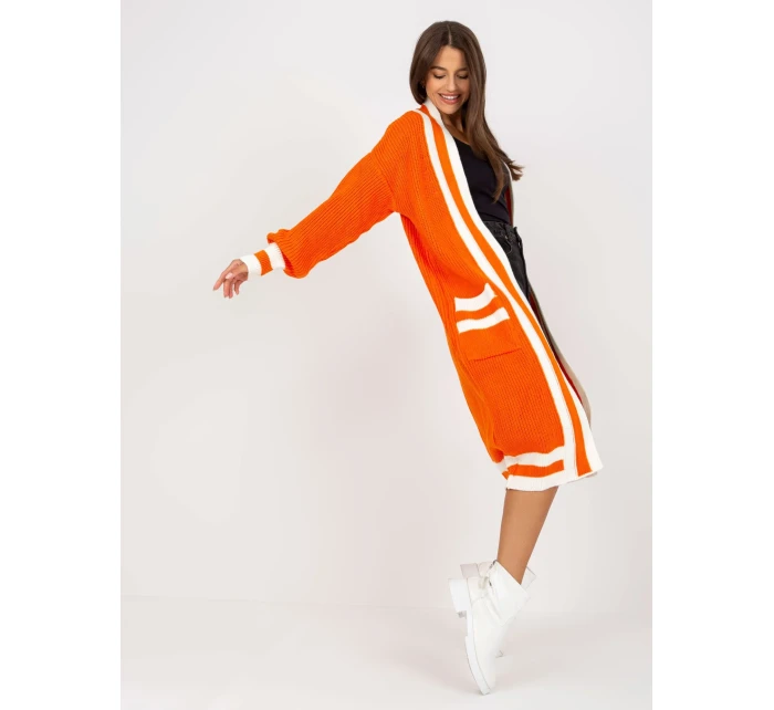 Dámsky sveter LC SW 0291 oranžový
