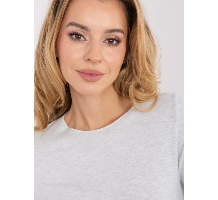 Blúzka WT BZ A1172.27 svetlosivá