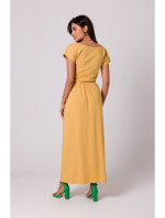 Maxi šaty s elastickým pasem model 18407303 - BeWear