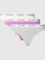 Dámske tangá 3pcs QD3587E CFU Viacfarebná - Calvin Klein