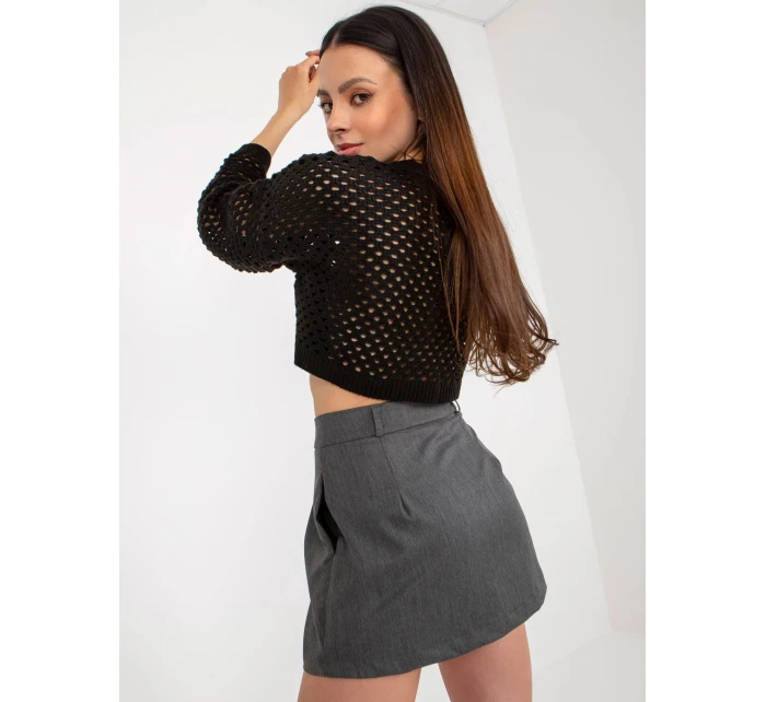 Dámska sukňa BA SD 3105.33P tmavo šedá - Coosh