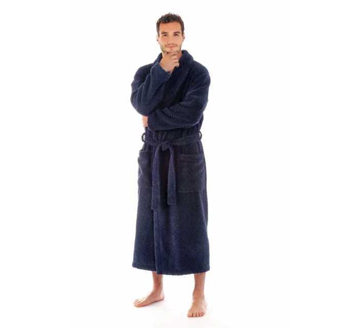 Pánský župan Athena model 21886406 Tmavě modrá - Vestis