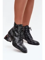 Topánky na podpätku model 218722 Krok vo veľkom štýle