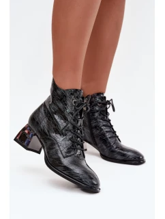 Topánky na podpätku model 218722 Krok vo veľkom štýle