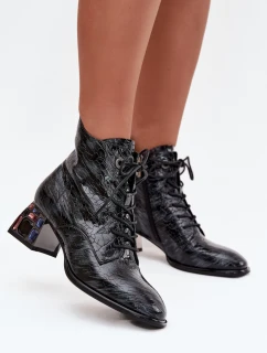 Topánky na podpätku model 218722 Krok vo veľkom štýle