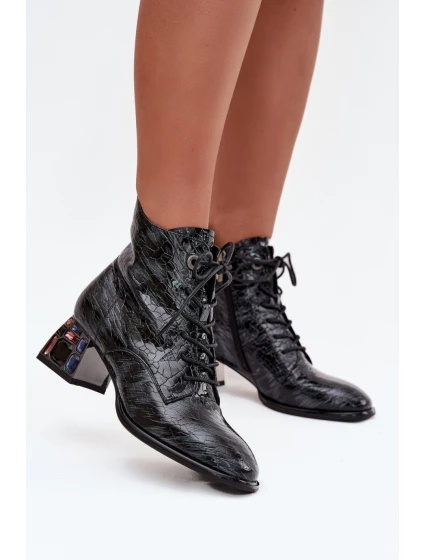 Topánky na podpätku model 218722 Krok vo veľkom štýle