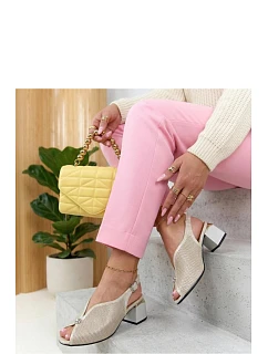 Sandále na podpätku model 226584 Solea