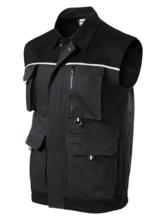 Rimeck Woody M MLI-W5294 ebenovo sivá pánska vesta