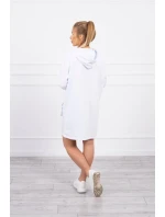 Šaty s kapucí bílé Šaty s kapucí bílé