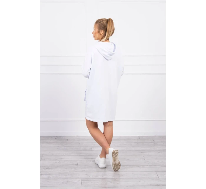Šaty s kapucí bílé Šaty s kapucí bílé
