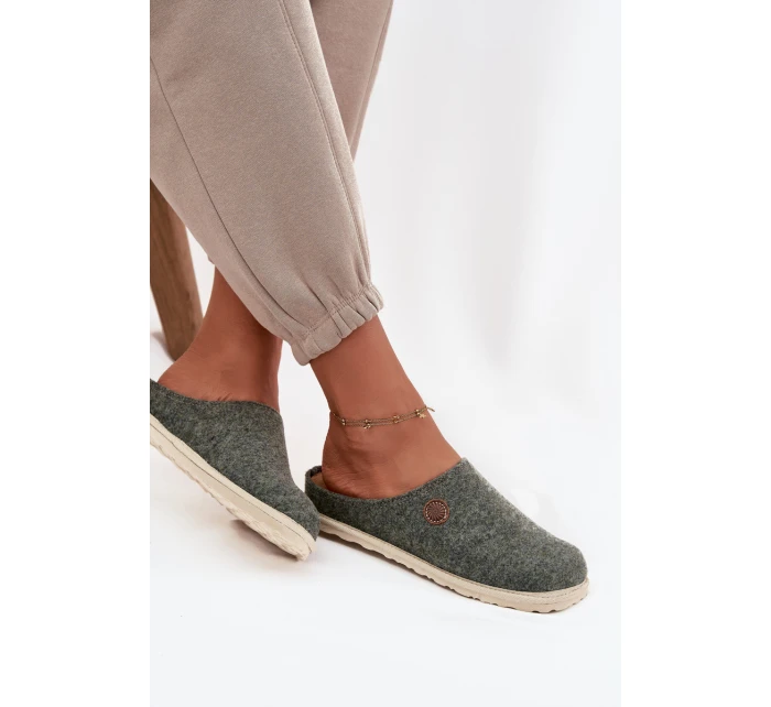 Domácí obuv dámské pantofle model 21714528 zelené - Inblu