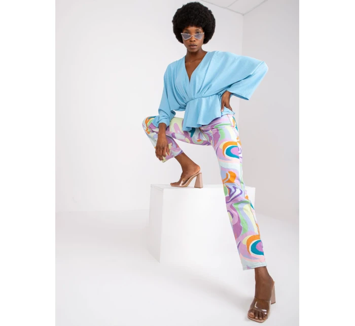 Blúzka DHJ BZ 11979.67 svetlo modrá