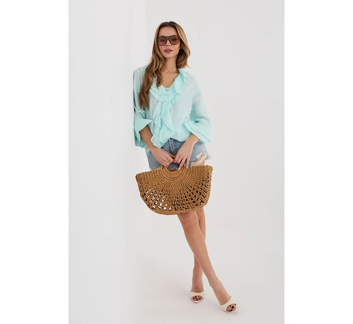 Košeľa s dlhým rukávom model 225517 Taliansko Moda