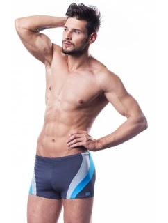 Pánske plavky 034 sivomodrá S