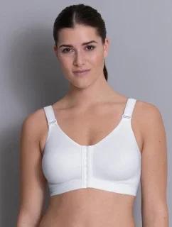 open sportovní podprsenka zapínání vpředu bílá  model 10625354 - Active