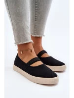 Dámské nazouvací tenisky Big Star model 21649667 Černá - Big Star Shoes Dámské nazouvací tenisky Big Star model 21649667 Černá - Big Star Shoes