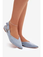 Dámske baleríny s prackou Blue Tanelia