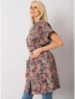 Dámsky prehoz DHJ PL 6025A.24X čierny a červený