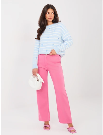 Spodnie IT SP model 21910988 ciemny różowy - FPrice Spodnie IT SP model 21910988 ciemny różowy - FPrice