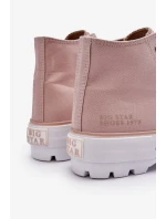 Vysoký Látkové tenisky na platformě Big Star LL274157 Nude Vysoký Látkové tenisky na platformě Big Star LL274157 Nude