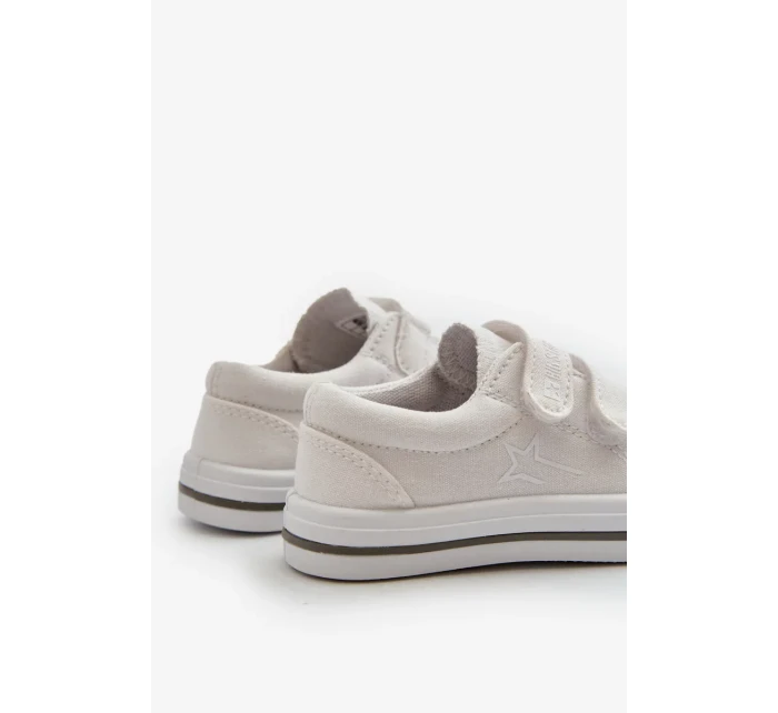 Detské tenisky na suchý zips Big Star White