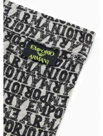 Pánske boxerky 112074 3F508 03348 šedé so vzorom - Emporio Armani