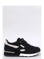 Dámská sportovní obuv model 19755478 Černá s béžovou - Inello