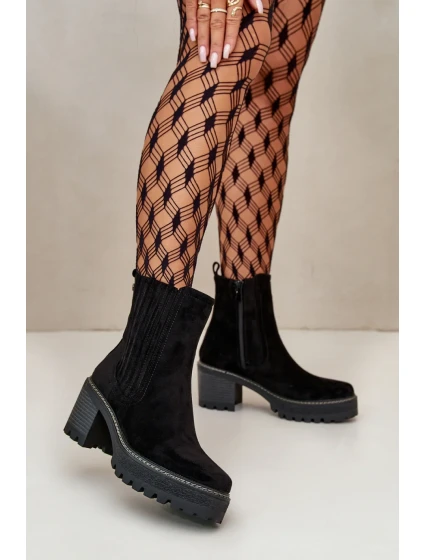 Topánky na podpätku model 199299 Krok vo veľkom štýle