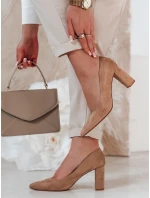 Dámske lodičky STELMI khaki FashionStreet ZY0719