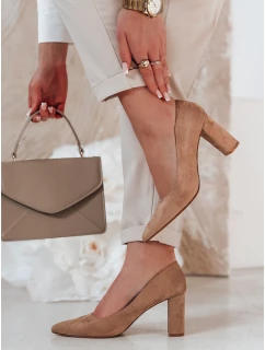 Dámske lodičky STELMI khaki FashionStreet ZY0719