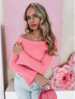 Dámska blúzka s odhalenými ramenami SHOWIT pink FashionStreet MY2429