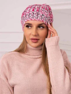 Dámska čiapka s brmbolcom Maria K335 fuchsiová