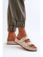 Dámské žabky na platformě Big Star model 21653884 béžové - Big Star Shoes Dámské žabky na platformě Big Star model 21653884 béžové - Big Star Shoes