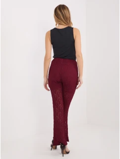 Nohavice IT SP 9960.78 bordová