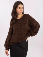 Jumper MI SW 1610.18 tmavohnedý Jumper MI SW 1610.18 tmavohnedý