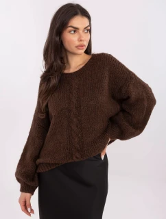 Jumper MI SW 1610.18 tmavohnedý