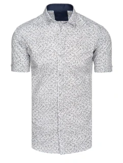 Pánske biele tričko s krátkym rukávom FashionStreet KX1059