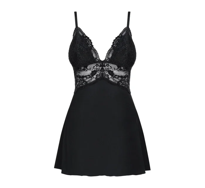 Dámská erotická košilka model 20596515 black - Obsessive