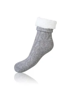 Extrémne teplé ponožky EXTRA WARM SOCKS - BELLINDA - šedá