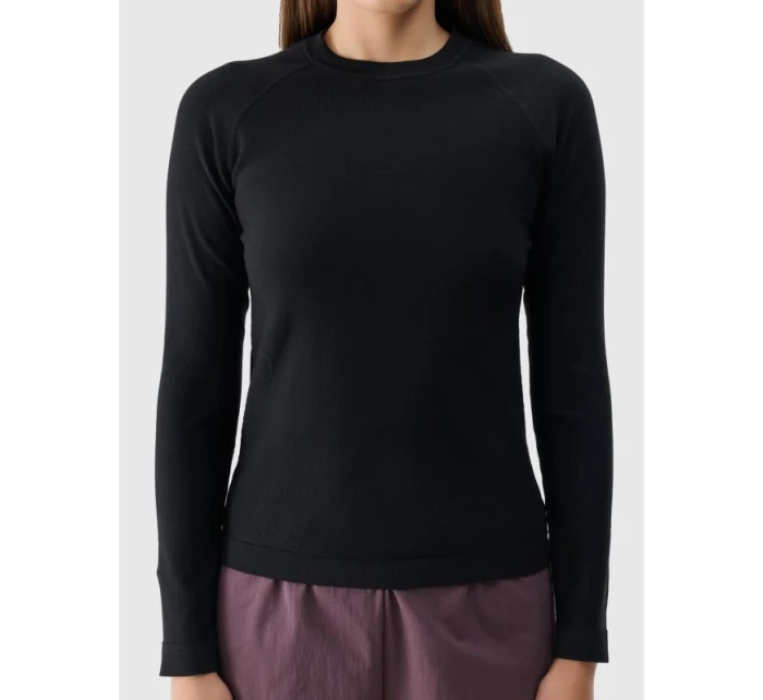 Dámské hladké bezešvé tričko s dlouhým rukávem model 21431866 - 4F Dámské hladké bezešvé tričko s dlouhým rukávem model 21431866 - 4F