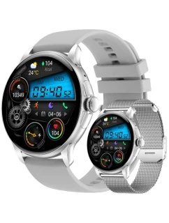 Dámske inteligentné hodinky Rubicon RNCF35 SILVER Náramok + remienok