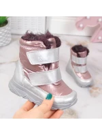 Nepromokavé sněhule s membránou na suchý zip Jr model 17829297 - Kornecki Nepromokavé sněhule s membránou na suchý zip Jr model 17829297 - Kornecki