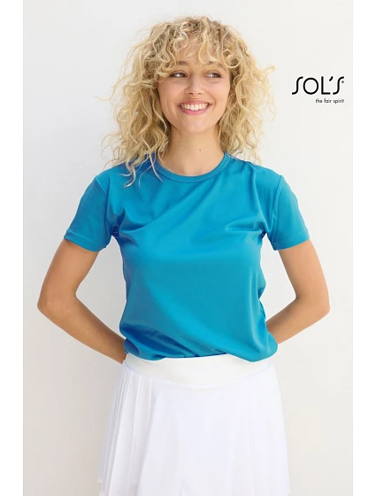 SOL'S Sprint Unisex piqué sportovní tričko model 22536457 aqua SOL'S Sprint Unisex piqué sportovní tričko model 22536457 aqua