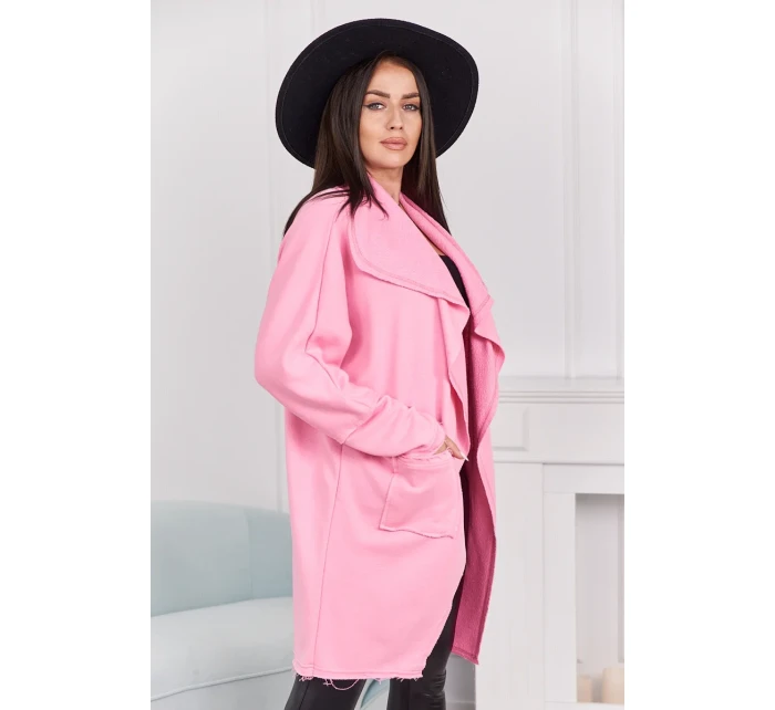 Kapska s vreckami svetlo ružová Kapska s vreckami svetlo ružová