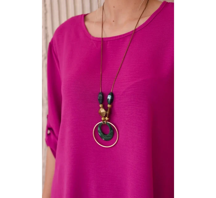 Sada halenky + kalhot s přívěskem tmavě fialová Sada halenky + kalhot s přívěskem tmavě fialová