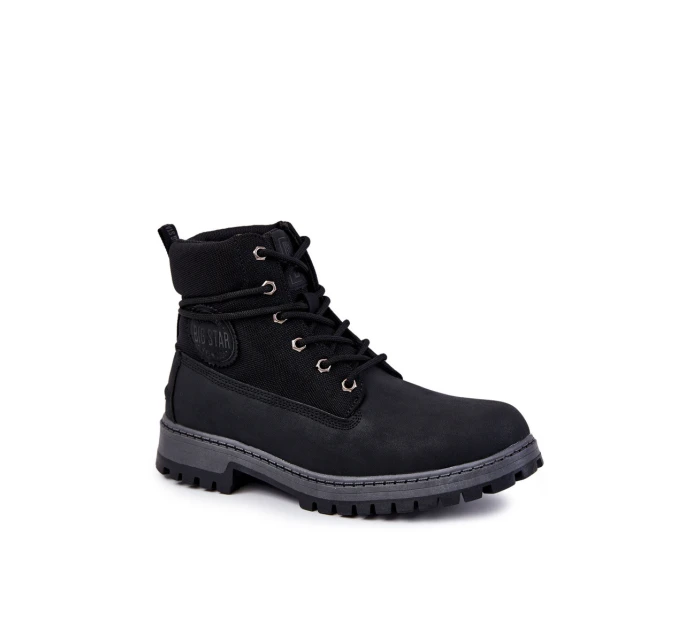 Pánské boty Memory Foam Big Star model 21601657 Černá - Big Star Shoes